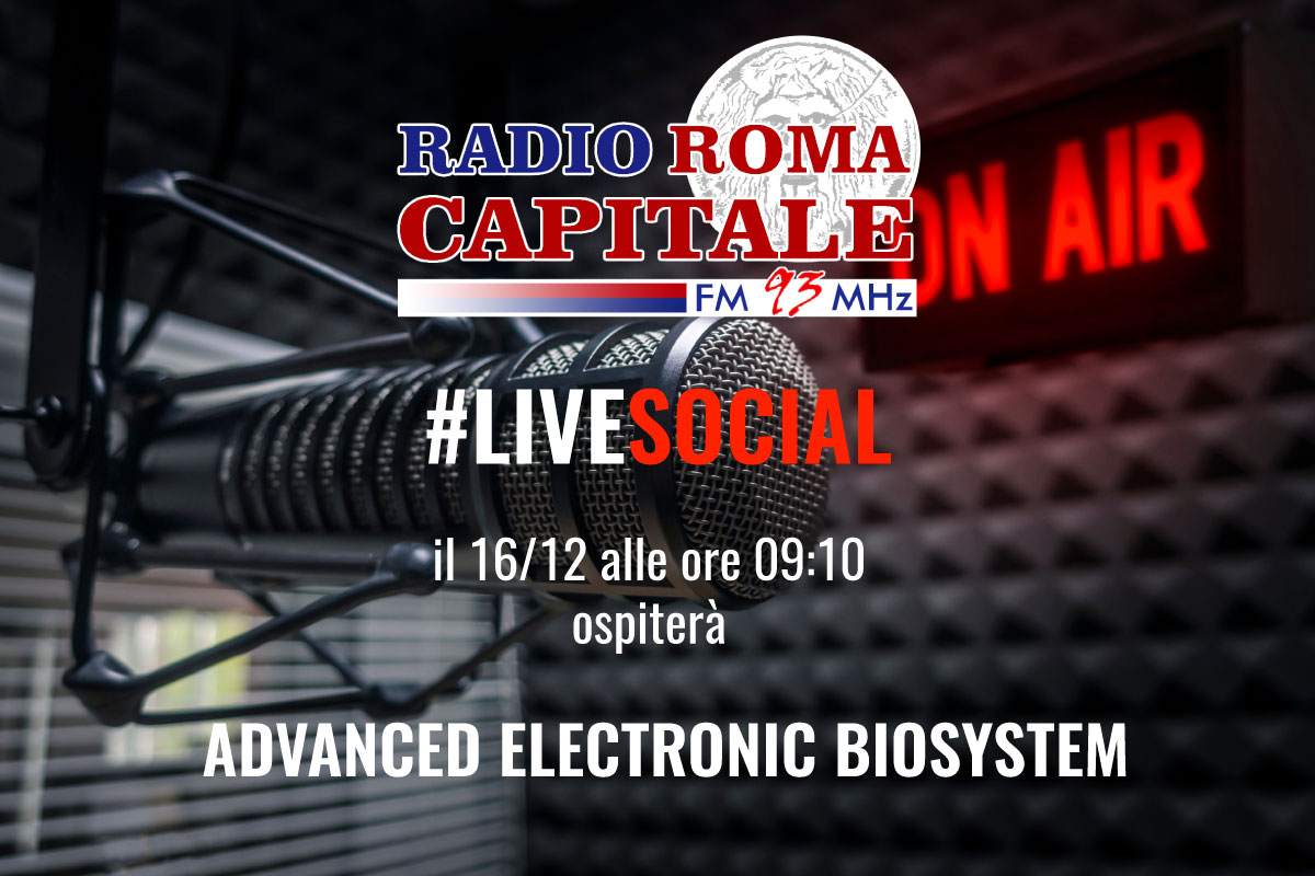 Radio Roma Capitale ospiterà Advanced Electronic Biosystem - AEBiosystem